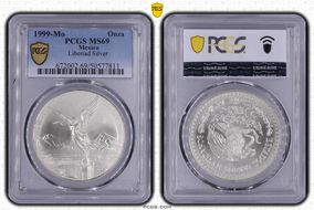 1999-Mo Onza Libertad Ag MS69