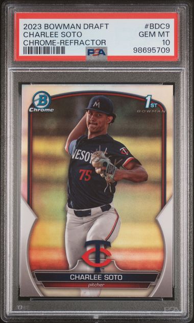 2023 Bowman Bowman Draft Refractor #BDC-9 Charlee Soto front