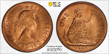 1963 1D S-4157 MS64RD