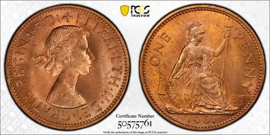 1961 1D S-4157 MS65RD