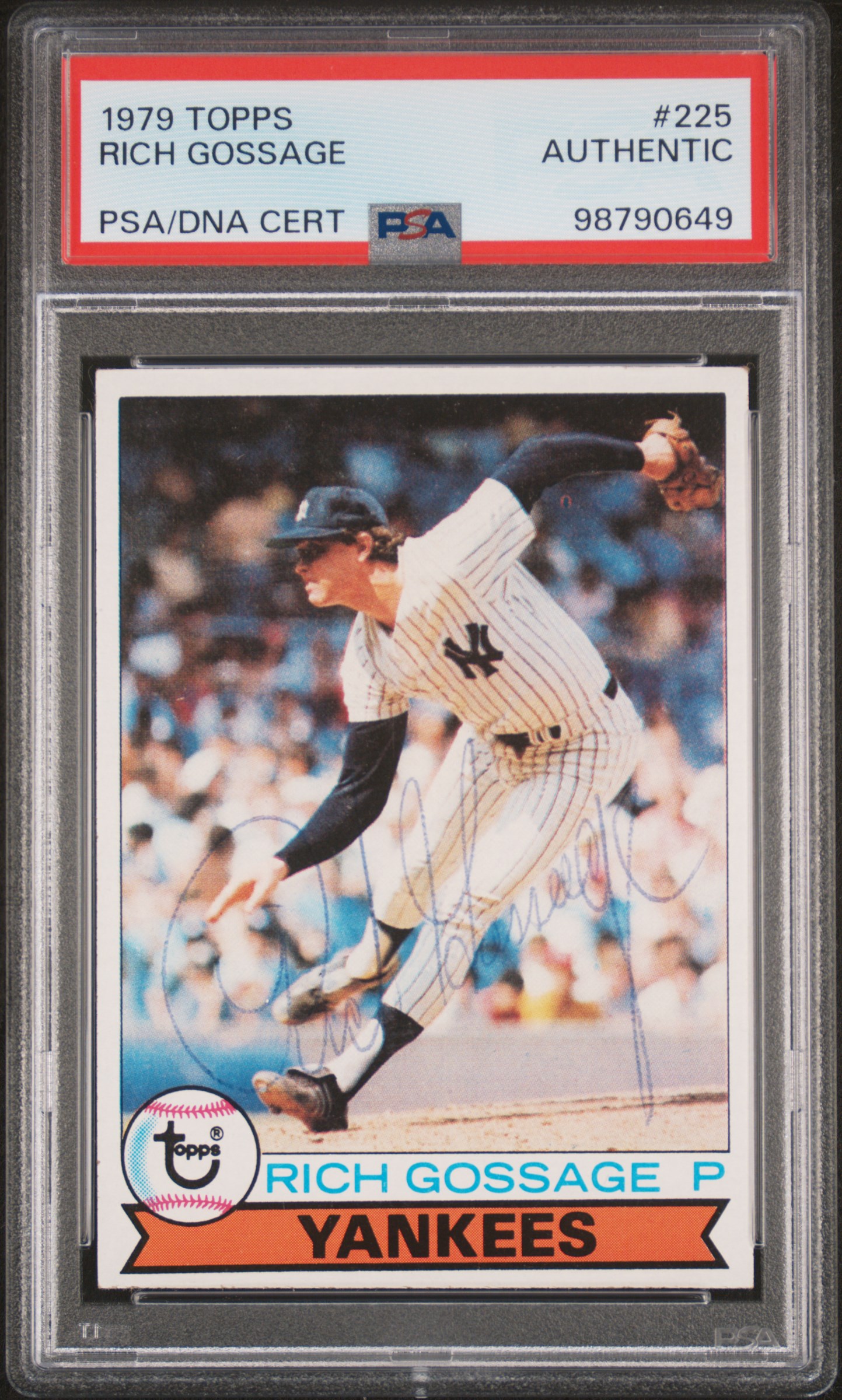 1979 Topps Rich Gossage #225 front