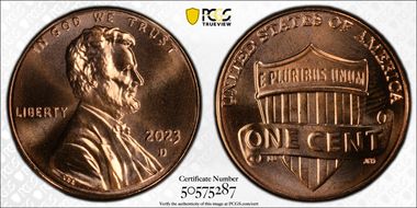 2023-D 1C Shield MS66RD