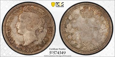 1870 5C WB WD 1/1 CB7 MS66