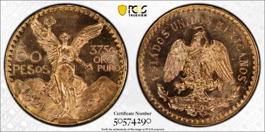 1947 50 Peso KM-481 MS65PL