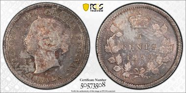 1870 5C NB WD SB7 MS63