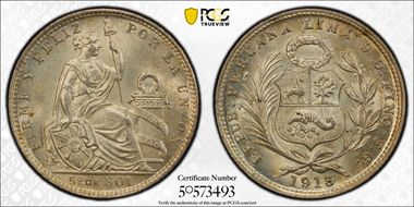 1913-FG R 1/5 Sol MS66