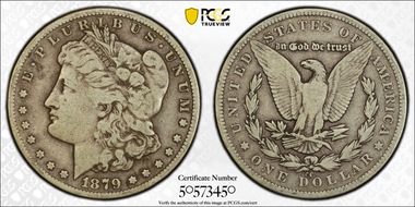 1879-CC $1 Capped Die F12