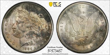 1884-CC $1 N1