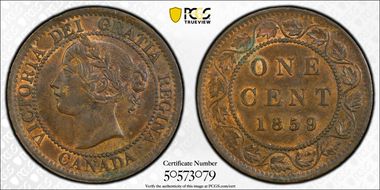 1859 1C Narrow 9 MS61BN