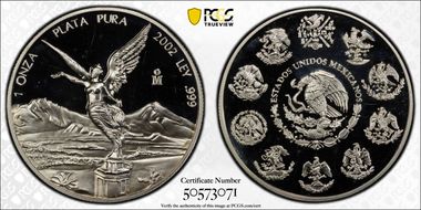 2002-Mo Onza Libertad Ag PR65DCAM