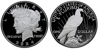 2024-S $1 Peace Dollar First Strike PR70DCAM