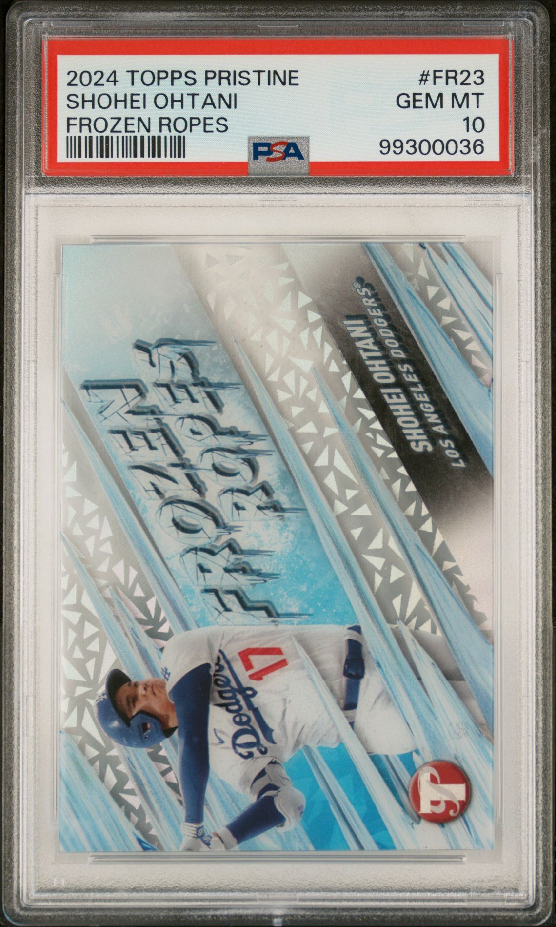 2024 Topps Pristine Frozen Ropes Shohei Ohtani #Fr23 Gem Mt 10 front