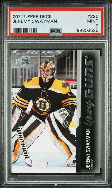 2021 Upper Deck Young Guns #226 Jeremy Swayman front