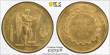 1904-A 100 Fr Gad-1137 F-552 N1