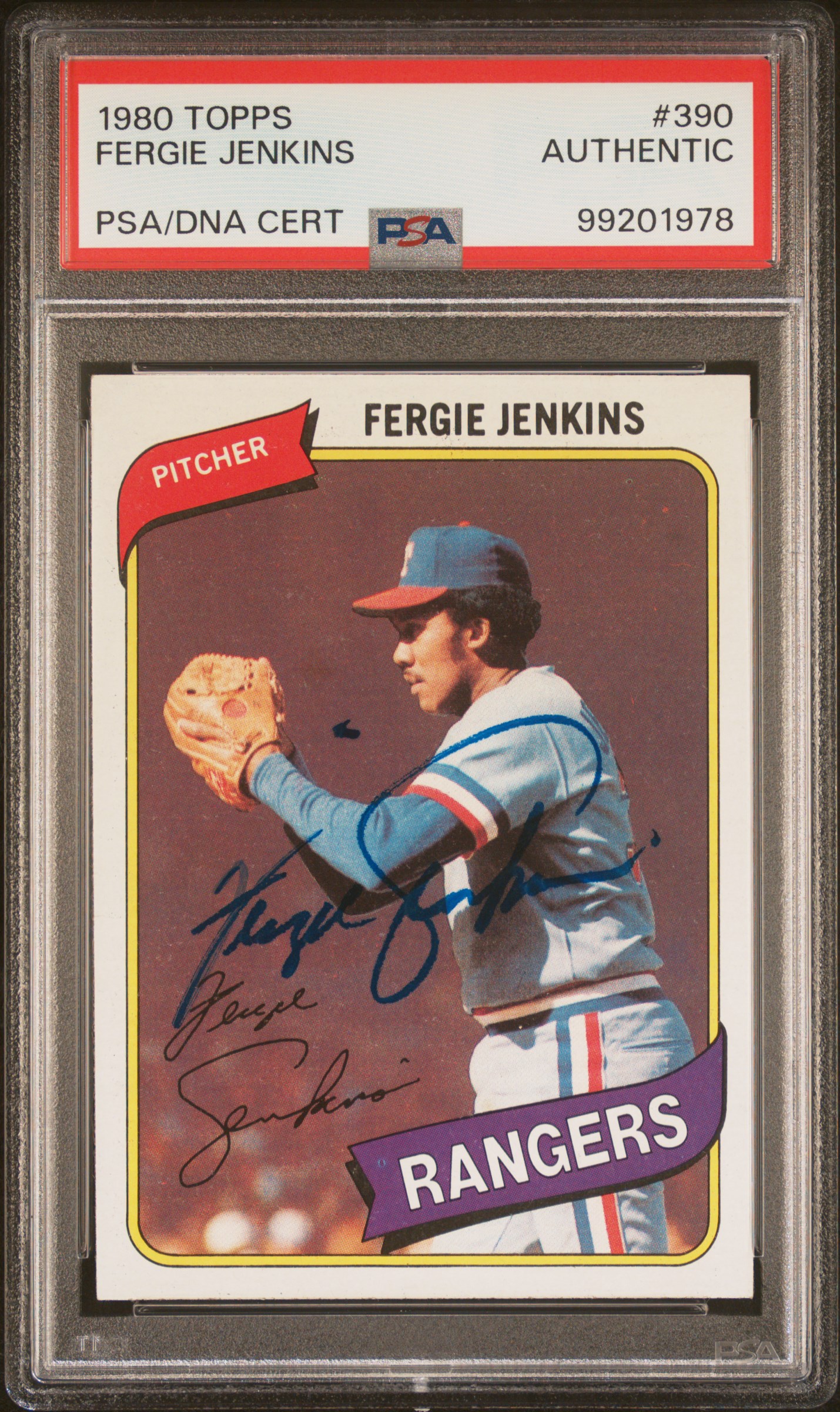 1980 Topps Fergie Jenkins #390 front