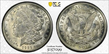 1921-S $1 MS63