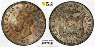 1916-Phila Decimo MS65