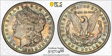 1896-S $1 VF30