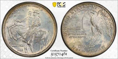 1925 50C Stone Mountain MS67