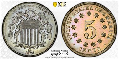 1873 5C Open 3 RPD FS-1304 MS65