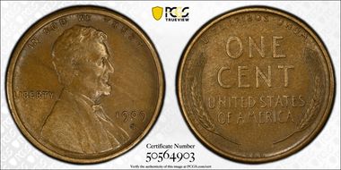 1909-S VDB 1C XF40BN