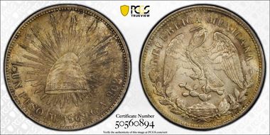 1909-Mo GV Peso KM-409.2 MS63