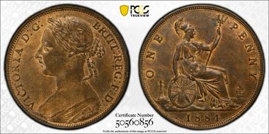 1884 1D S-3954 MS63RB