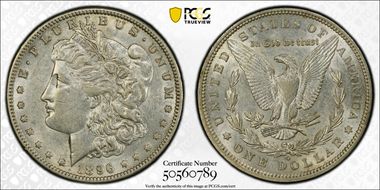 1896-O $1 AU53