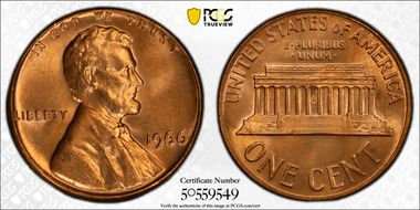 1966 1C MS66RD