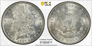 1897 $1 MS62