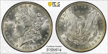1884-O $1 MS62