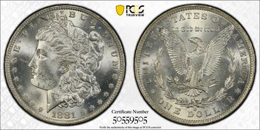 1881-O $1 MS64