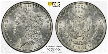 1883 $1 MS62