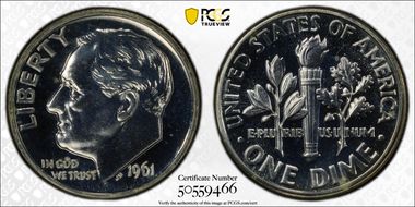 1961 10C PR66