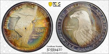 1983-S $1 Olympic PR67DCAM