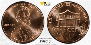 2023-D 1C Shield MS67RD