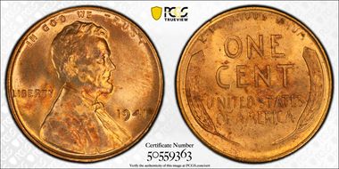 1941 1C MS64RD