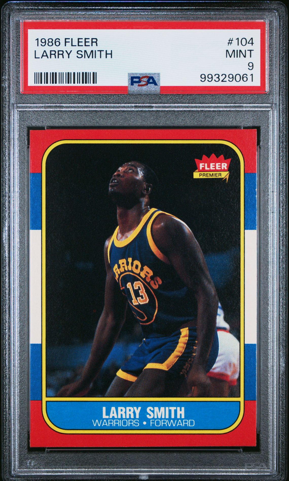 1986 Fleer FLEER #104 Larry Smith front