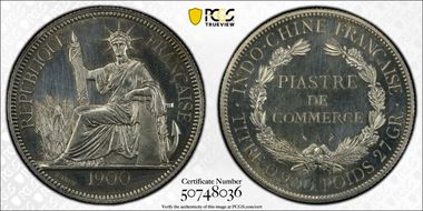 1900-A Piastre Lec-283 PR63