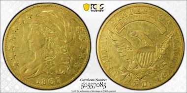 1807 $5 Capped Bust F15