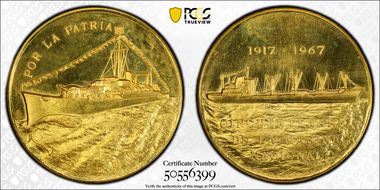 1967 Medal Grove-959 Au SP65