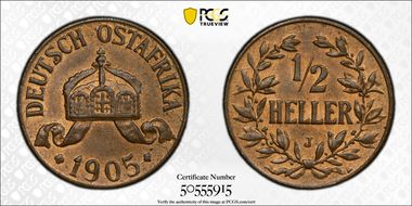 1905-J 1/2 Hel MS63BN