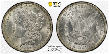 1897-O $1 MS62