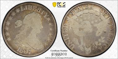 1807 50C Draped Bust N1