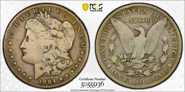 1904-S $1 VG8