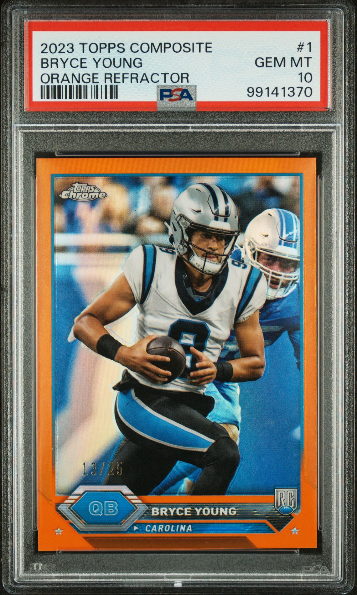 2023 Topps TOPPS COMPOSITE ORANGE REFRACTOR #1 Bryce Young front
