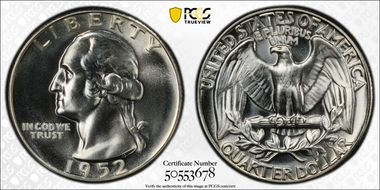 1952 25C PR68