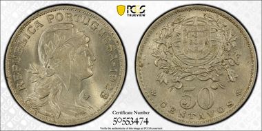 1928 50C KM-577 MS63