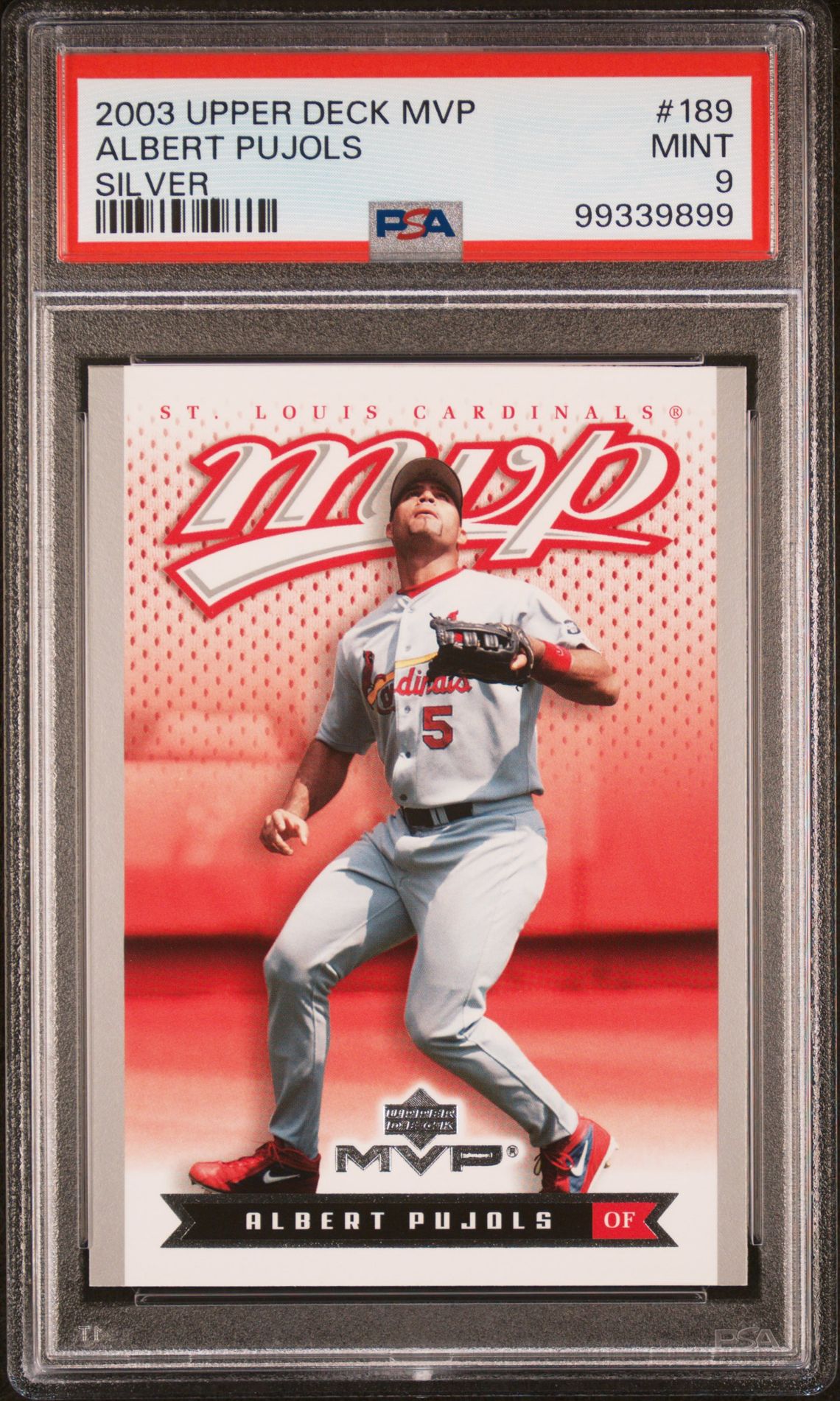 2003 Upper Deck UPPER DECK MVP SILVER #189 Albert Pujols front