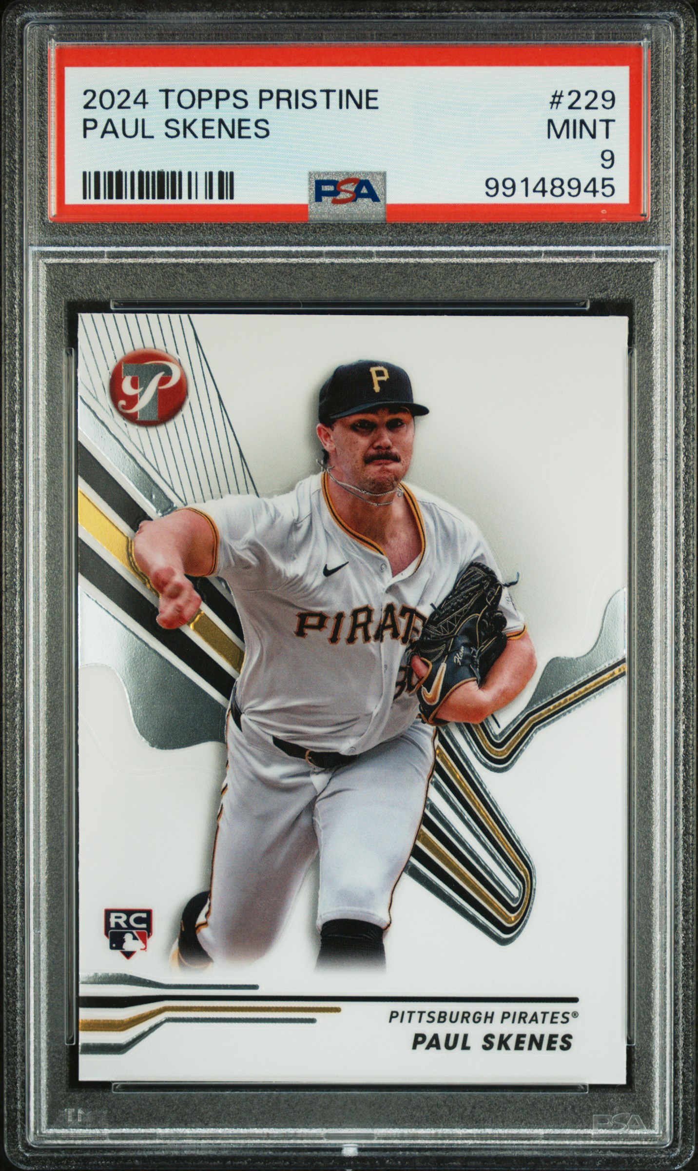 2024 Topps Pristine Paul Skenes #229 Mint 9 front